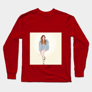 fashion week girl Long Sleeve T-Shirt